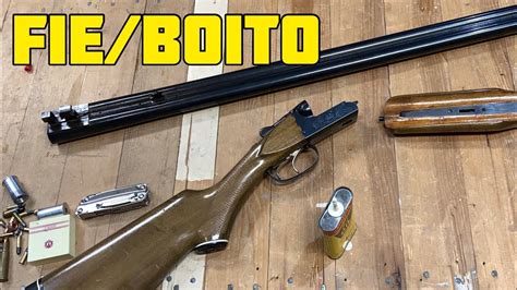 Full Monty disassembly for cleaning. . Boito shotgun disassembly